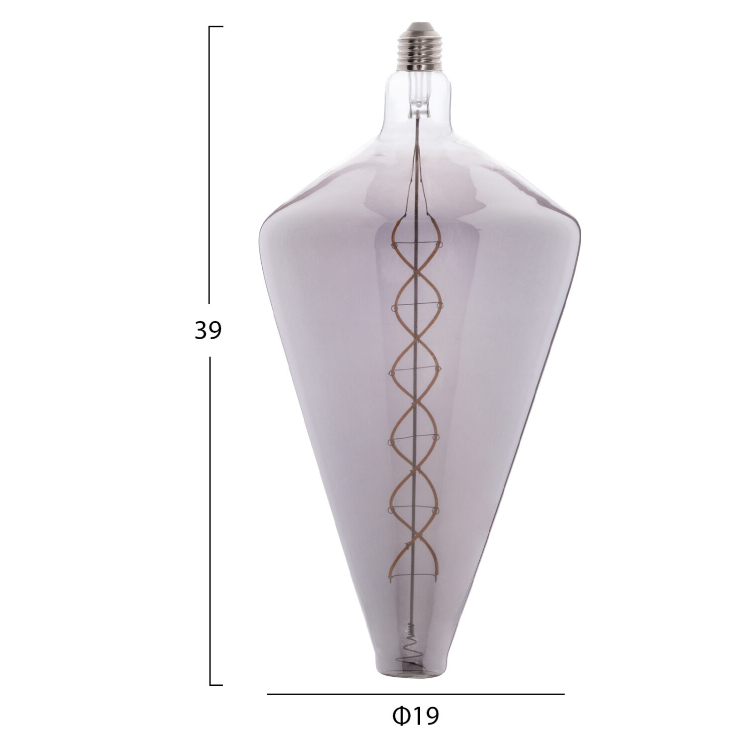 ΛΑΜΠΤΗΡΑΣ LED FILAMENT 8W E27 3000K SMOKE COLOR DIMMABLE  FB94054.03