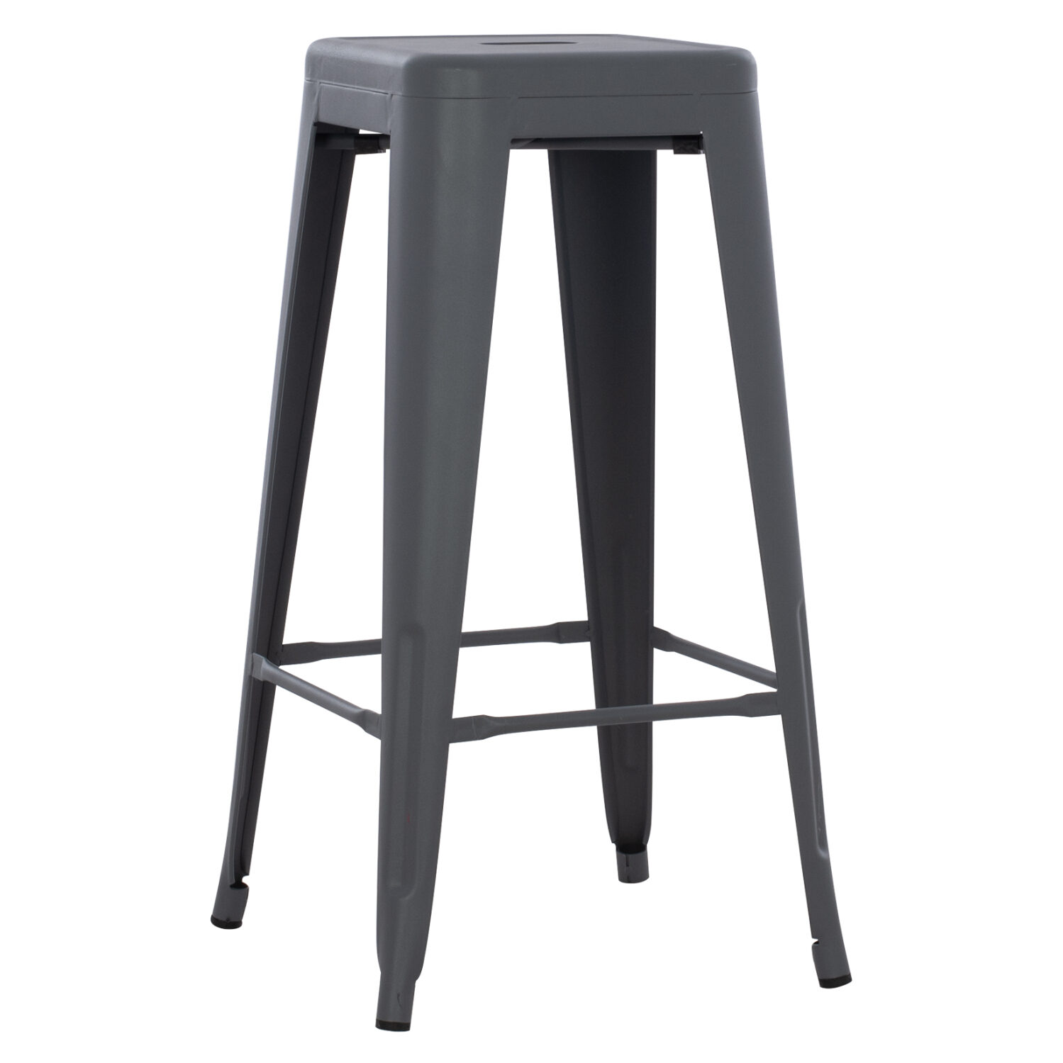 ΣΚΑΜΠΟ ΜΠΑΡ ΜΕΤΑΛΛΙΚΟ FB98642.50 ΣΕ ΓΚΡΙ 43x43x78Υεκ.